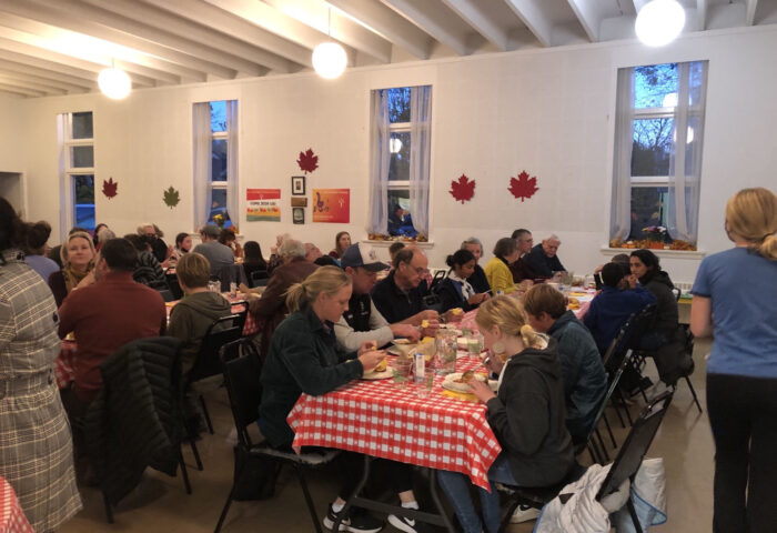 During the October harvest chili dinner, volunteers served over 120 people and sold out of all three types of chili. The 99th Girl Guides and Pathfinders and their leaders were amazing as servers and helpers. The church appreciates the support of the community for this fundraising event. Photo: Diana Poitras