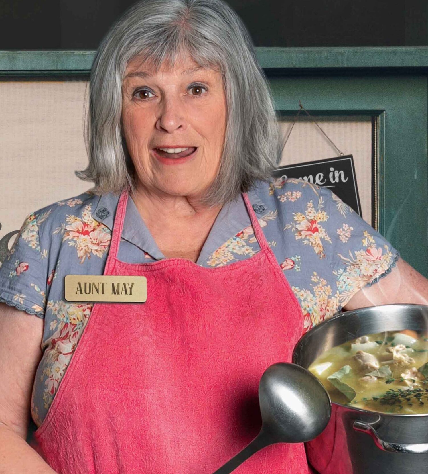 In Italian American Reconciliation, Linden House Theatre founder Janet Uren plays Aunt May, a wise old woman who helps the two main characters navigate the world of women. Photo supplied