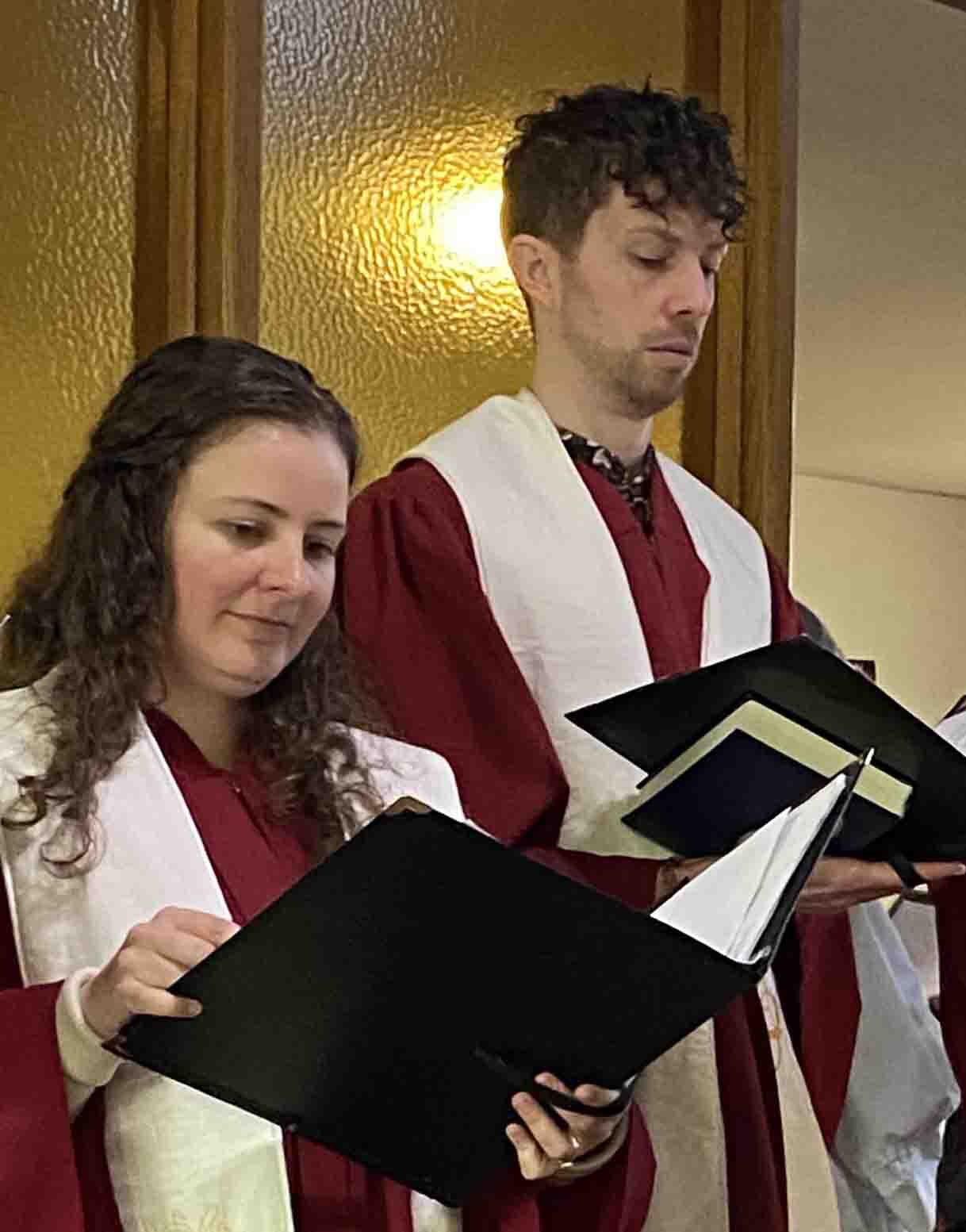 Photo of St. Columba cantors