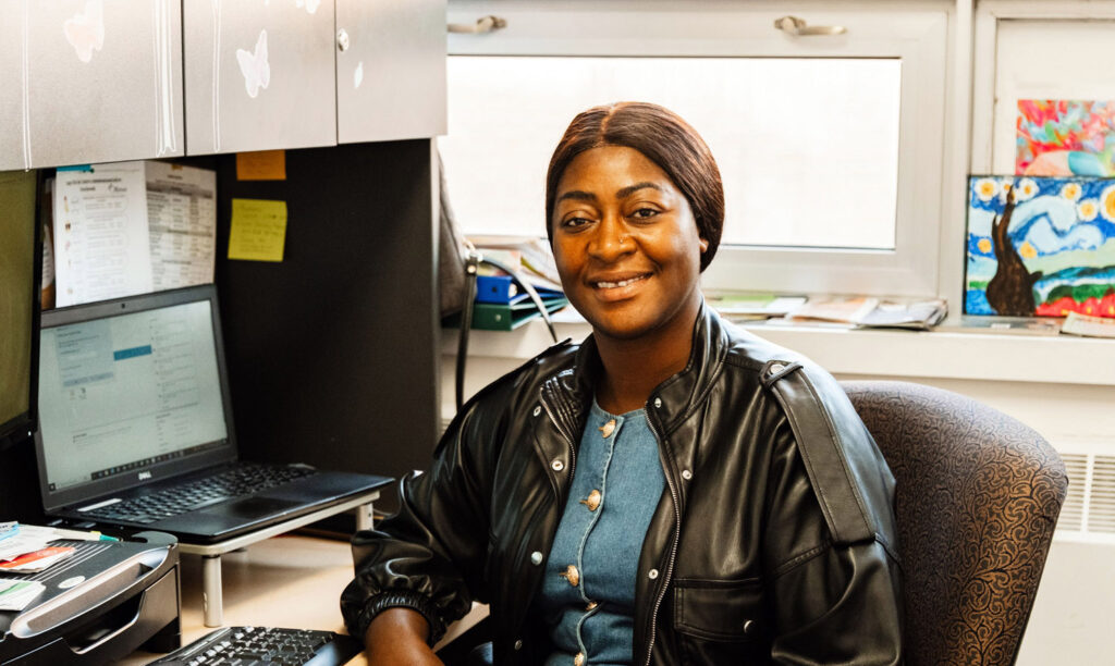 Gaela Mvula is a Crisis Support Worker with the Rideau-Rockcliffe Community Resource Centre. PHOTO: HIND ALILICHE