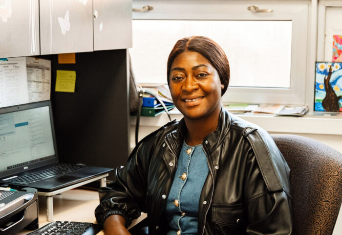 Gaela Mvula is a Crisis Support Worker with the Rideau-Rockcliffe Community Resource Centre. PHOTO: HIND ALILICHE