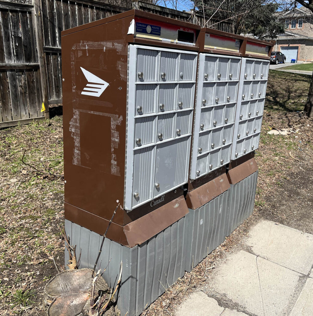 Community mailboxes, similar to this one in Carson Grove, will be established in Manor Park by the end of 2026 or early 2027. PHOTO: RYLAND COYNE