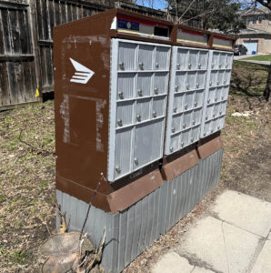 Community mailboxes, similar to this one in Carson Grove, will be established in Manor Park by the end of 2026 or early 2027. PHOTO: RYLAND COYNE