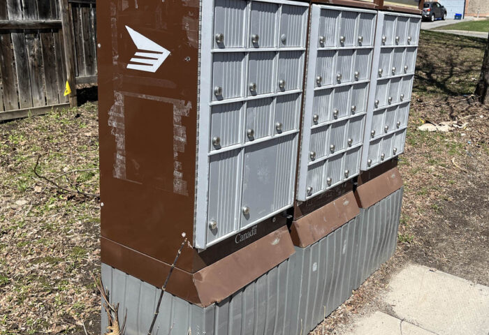 Community mailboxes, similar to this one in Carson Grove, will be established in Manor Park by the end of 2026 or early 2027. PHOTO: RYLAND COYNE