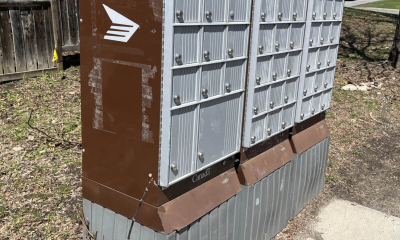 Community mailboxes, similar to this one in Carson Grove, will be established in Manor Park by the end of 2026 or early 2027. PHOTO: RYLAND COYNE