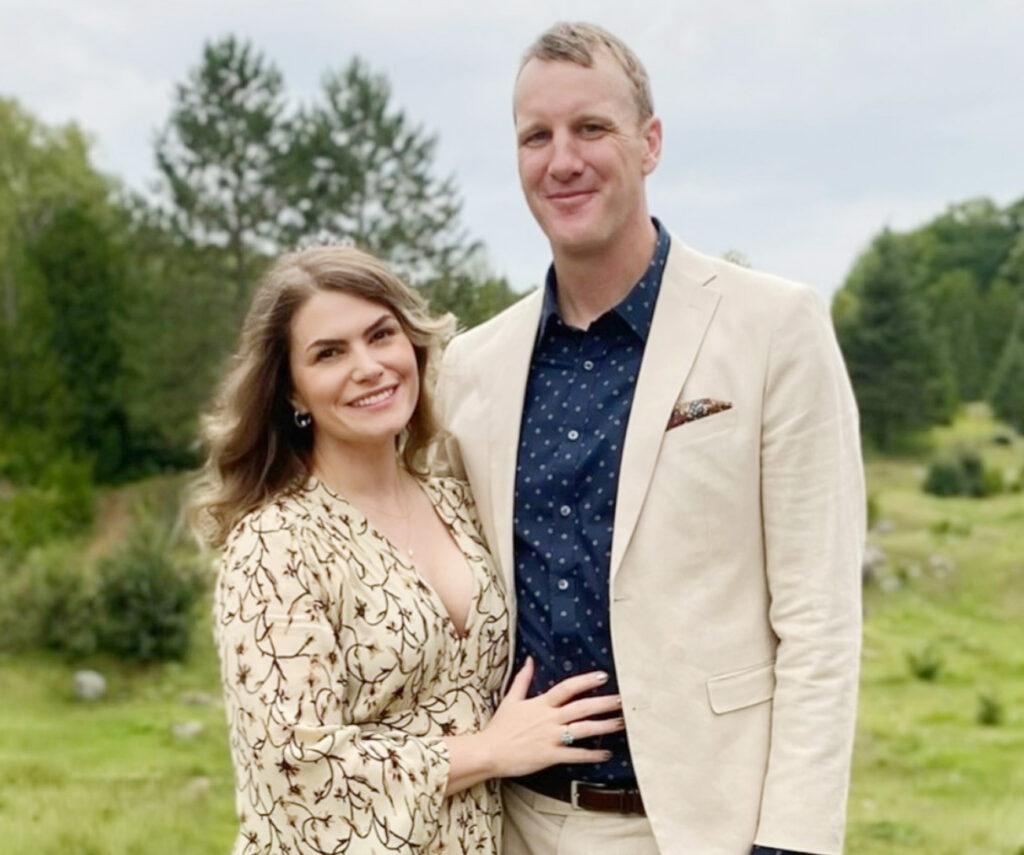 Mary Pigott poses with her partner Luke. PHOTO: SUBMITTED