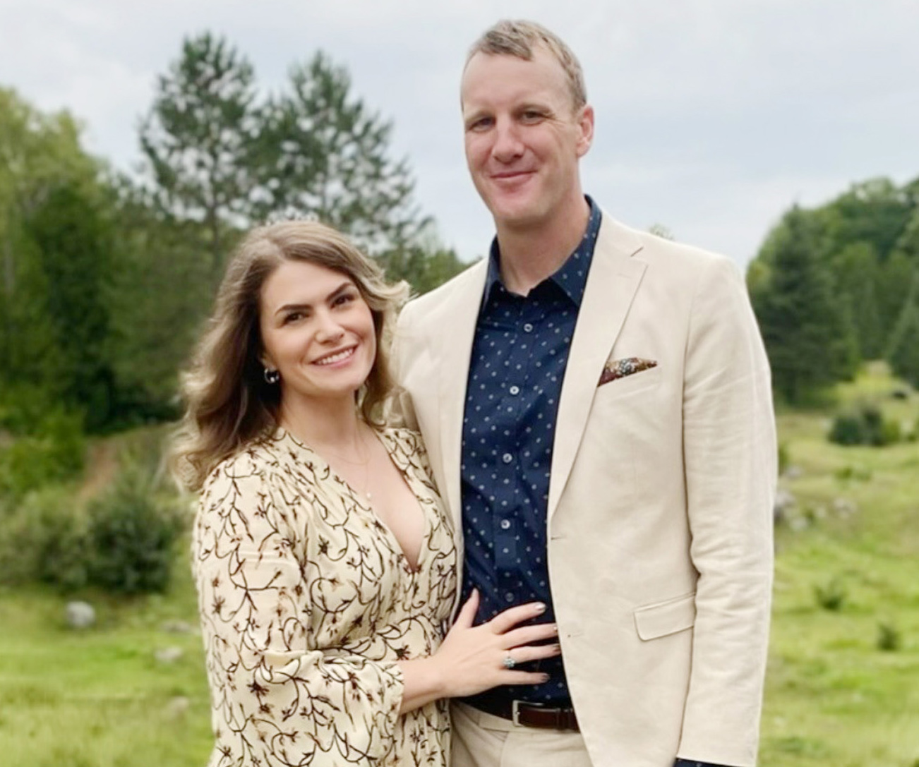 Mary Pigott poses with her partner Luke. PHOTO: SUBMITTED