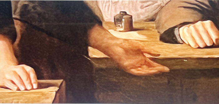 Who is the artist and what’s the title of this painting? Submit your answer to editor@manorparkchronicle.com.