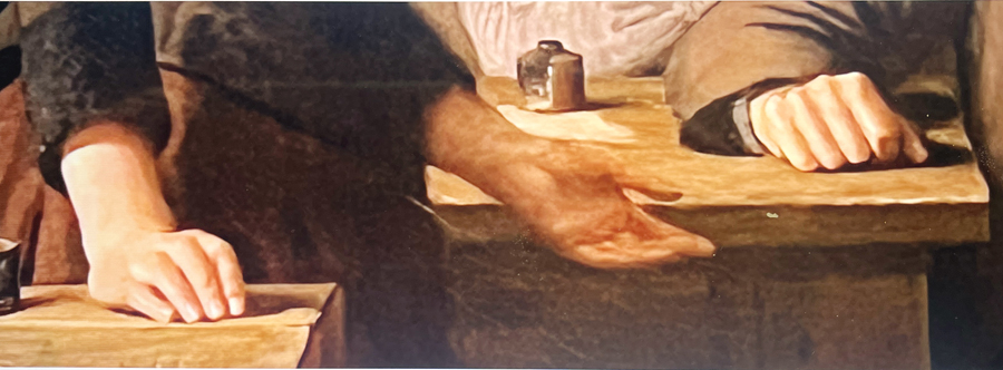 Who is the artist and what’s the title of this painting? Submit your answer to editor@manorparkchronicle.com.